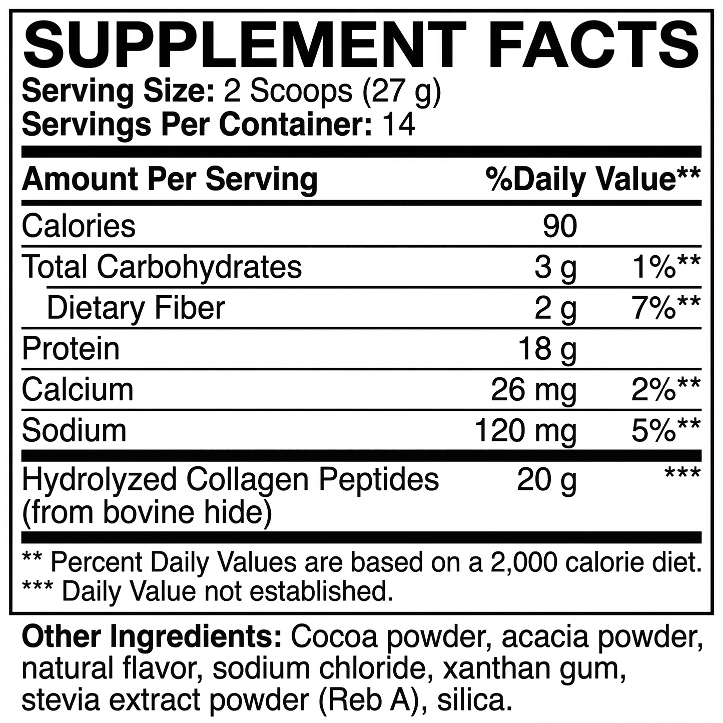 FiberONE™ Structural Collagen (Chocolate)