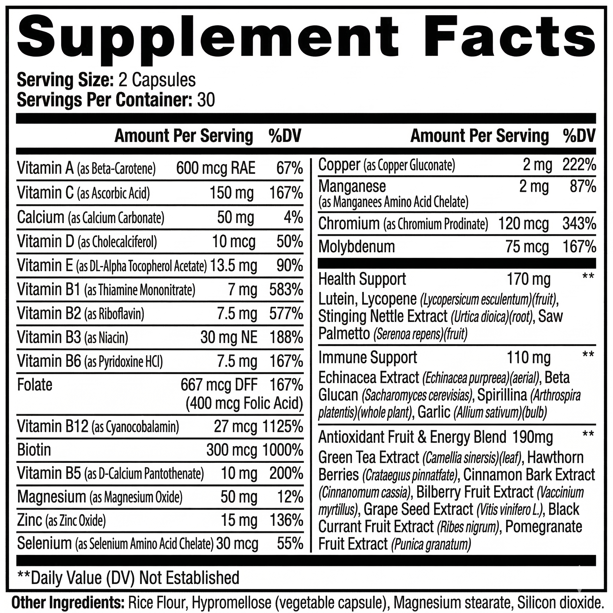 C-Synergy Complete Multivitamin